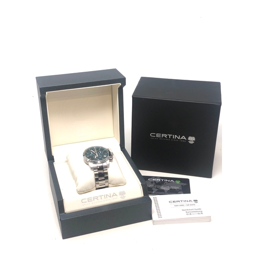 378 - Boxed Gents certina 1888 quartz wristwatch the watch is ticking