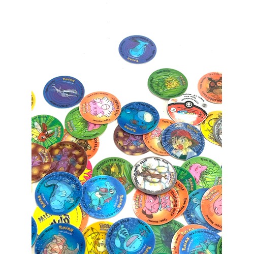 141 - Selection of vintage and later Pokemon Tazos