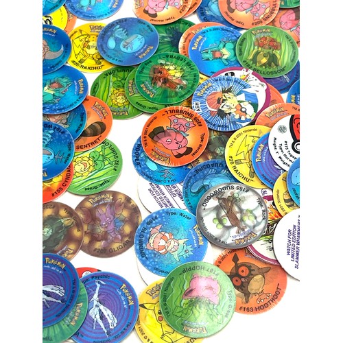 141 - Selection of vintage and later Pokemon Tazos