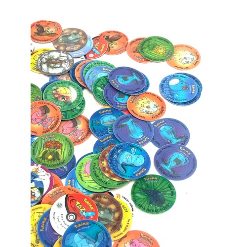 141 - Selection of vintage and later Pokemon Tazos