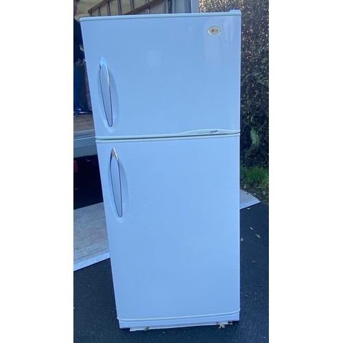 350 - LG Fridge freezer Express Cool turbo model GRT582GBA, working order, overall height 69.5 inches, Wid... 