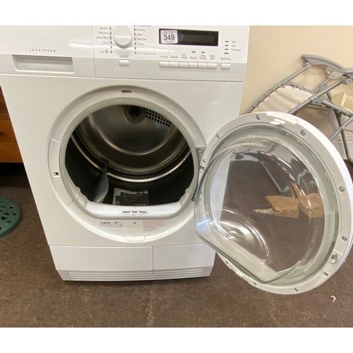 349 - AEG Lavatherm condenser dryer, working order with manual