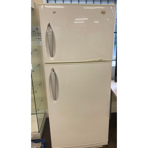 350 - LG Fridge freezer Express Cool turbo model GRT582GBA, working order, overall height 69.5 inches, Wid... 