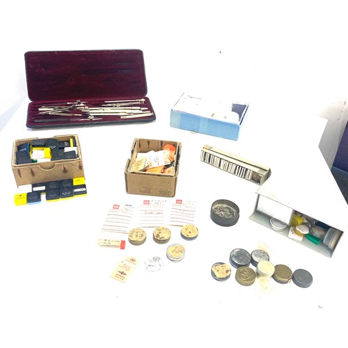 31 - Large selection of assorted watch parts