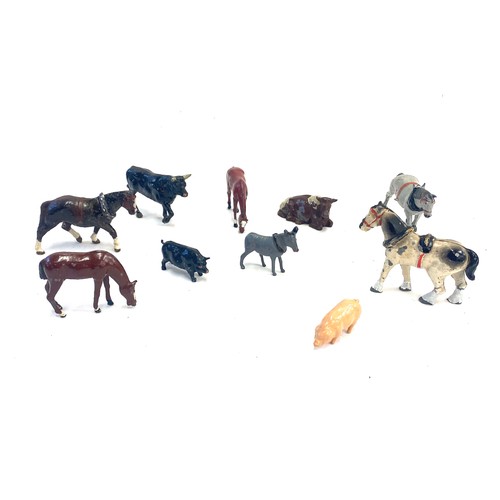 58 - Selection of Metal farm animals