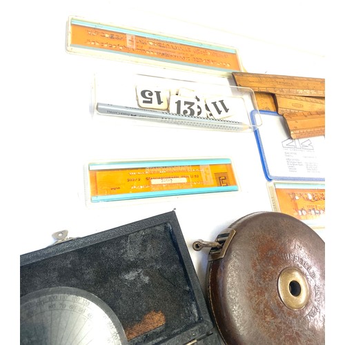 86 - Selection of measuring and drawing instruments etc