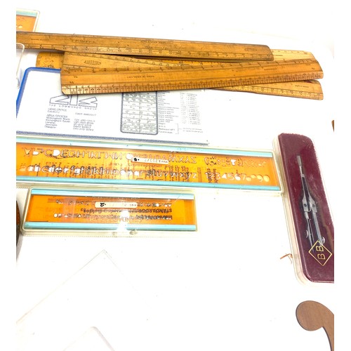 86 - Selection of measuring and drawing instruments etc