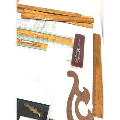 86 - Selection of measuring and drawing instruments etc