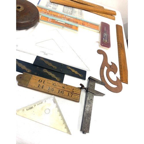 86 - Selection of measuring and drawing instruments etc