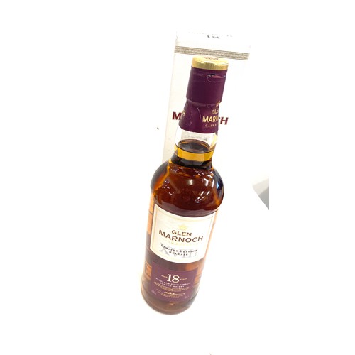 76 - 2 Boxed bottles of whiskey includes Knockando single malt whiskey and Glen Marnoch Highland single m... 