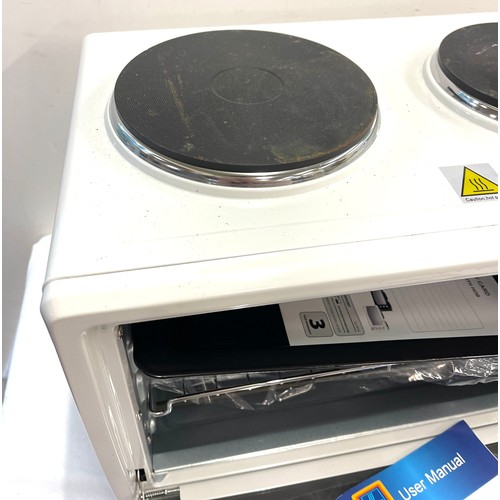 372 - Ambiano mini oven with hob 2600-3000W- Untested
Model no- TI-M0H-O218