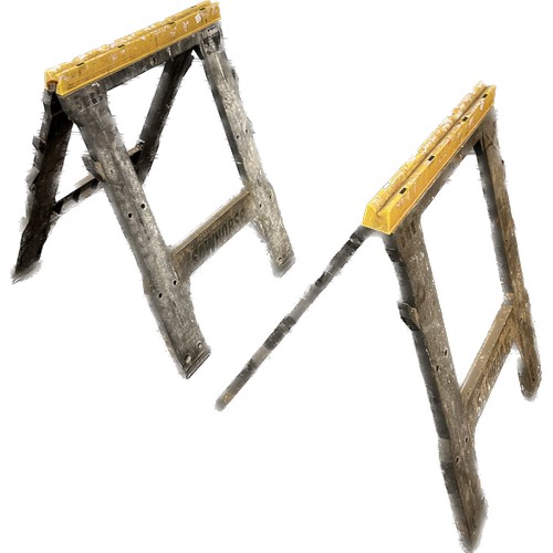 100Z - Pair Sawhorse tresels