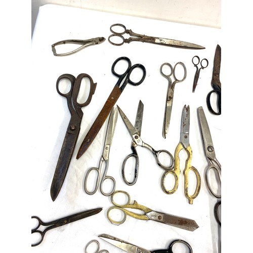 142 - Selection various sized scissors