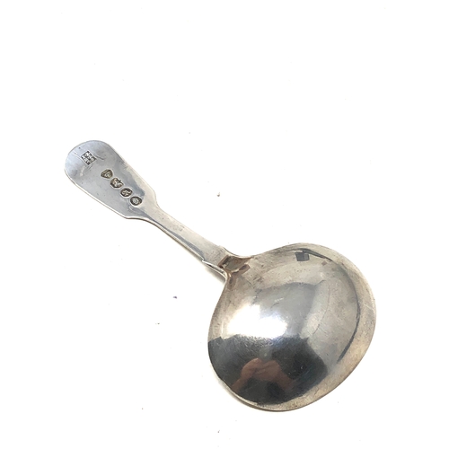 6 - Antique georgian silver tea caddy spoon