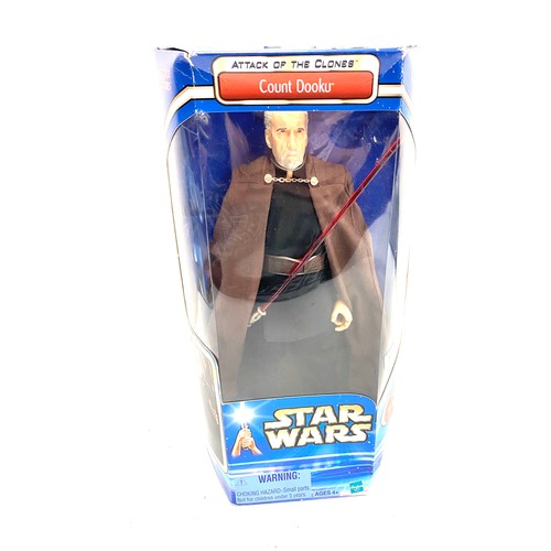 40 - Hasbro boxed Star wars Attack of the clones Count Dooku