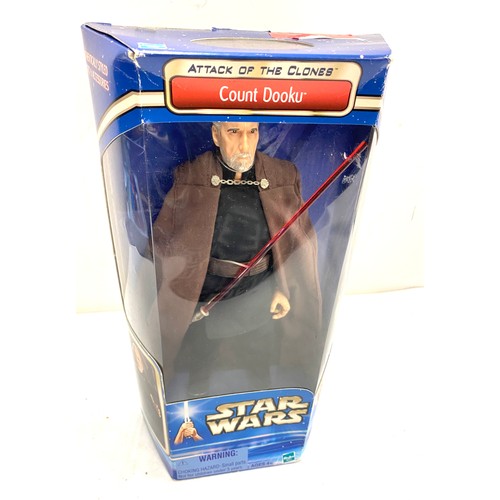 40 - Hasbro boxed Star wars Attack of the clones Count Dooku