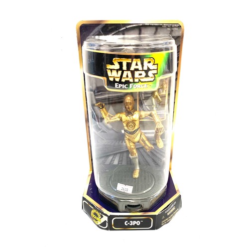 66 - Boxed Star Wars Epic Force C-3PO rotating 360 figure