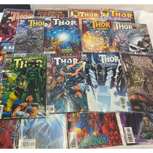 90 - Large selection of Mavel Thor comics includes Nuff Said Thor, The Mighty Thor etc