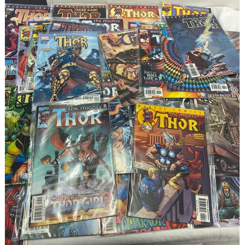 90 - Large selection of Mavel Thor comics includes Nuff Said Thor, The Mighty Thor etc