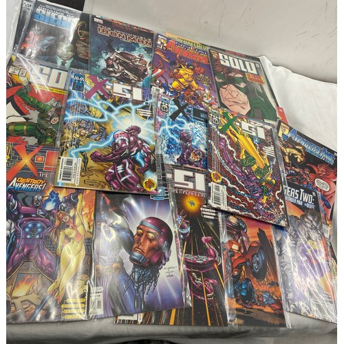 51 - Selection of Marvel comics includes inhumans 2099, Heros Reborn, Avengers etc