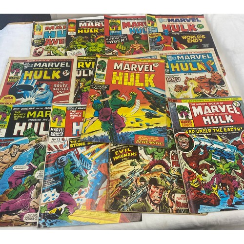 41 - Selection of Marvel The Incredible Hulk comics