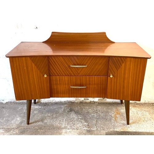 457 - Teak Lebus dressing table measures approximately Height 30 inches, Width 44 inches, Depth 17.5 inche... 