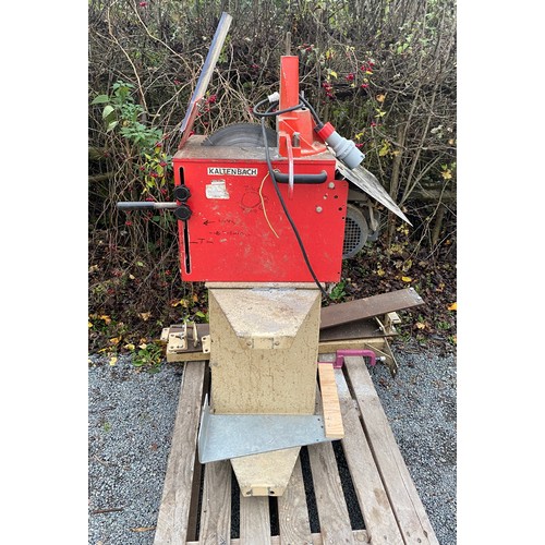 100J - Industrial Kaltenbach table top saw, untested