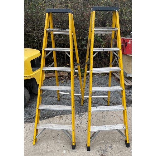 100K - 2 Sets of aliminium step ladders