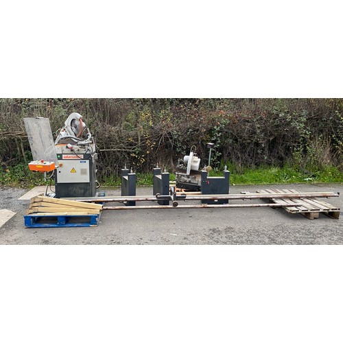 100L - industrial Elumatec mitre saw, untested