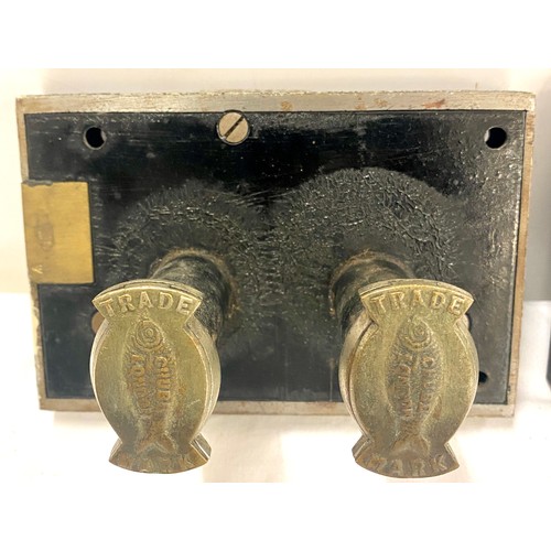 49 - 2 Vintage Trade Chubb London safe clocks, no keys