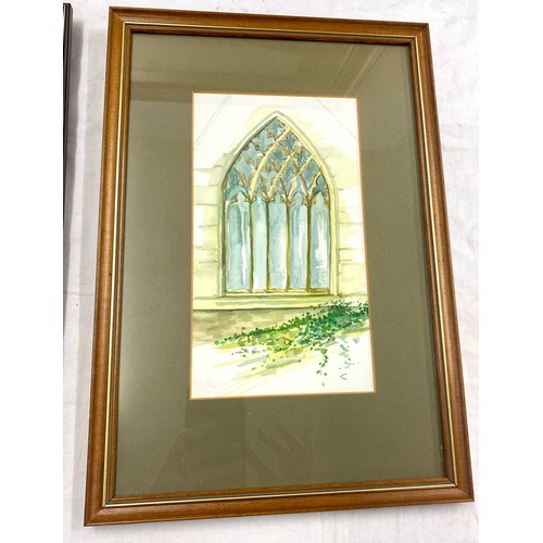 319 - 3 Framed watercolours, various sizes and designs
