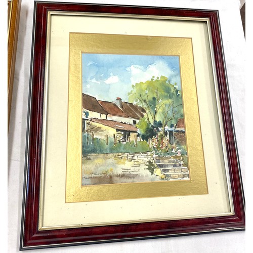 319 - 3 Framed watercolours, various sizes and designs