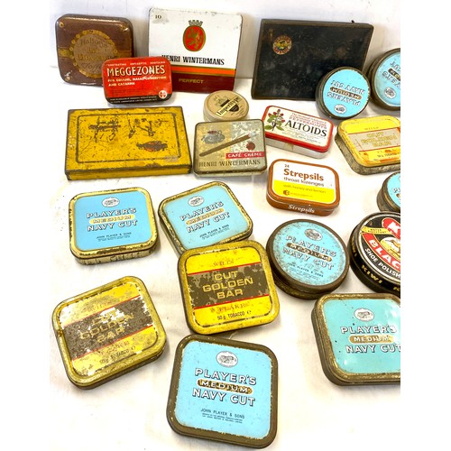 321 - Selection vintage tobacco / cigarette tins
