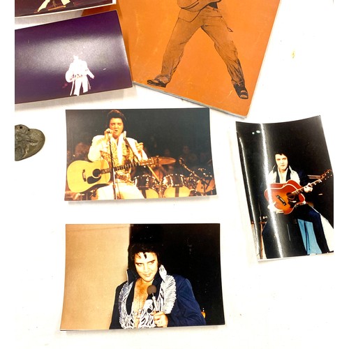 27 - Selection of Elvis Prestley memorbillia to include original photos taken in Vegas