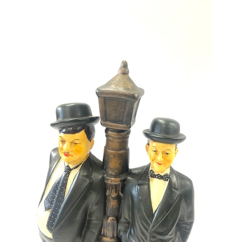 77 - Laurel and hardy Pot figure, measures approx 17 inches tall 17.5 inches wide