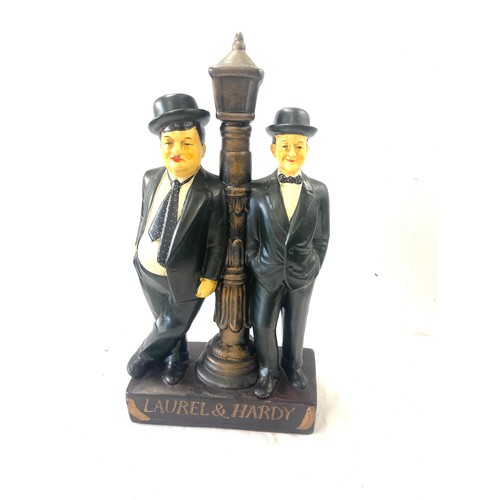 77 - Laurel and hardy Pot figure, measures approx 17 inches tall 17.5 inches wide