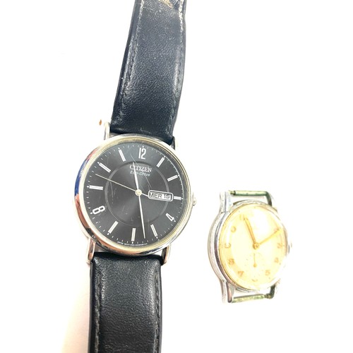 578 - Vintage gents Tudor watch face and a citizen wrist watch, both untested