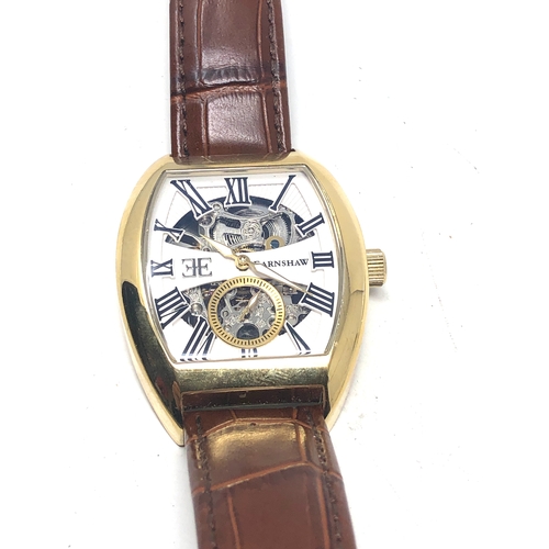 379 - Gents Earnshaw automatic wristwatch the watch is ticking