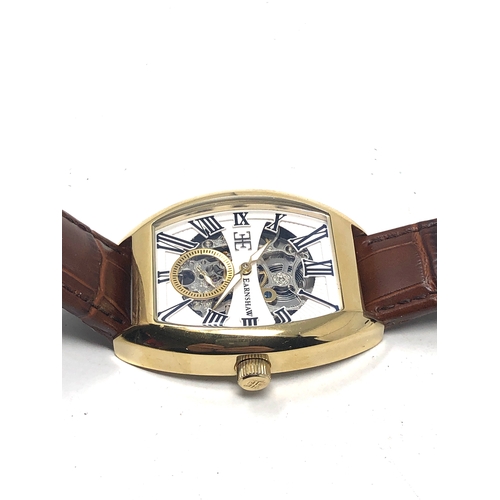 379 - Gents Earnshaw automatic wristwatch the watch is ticking