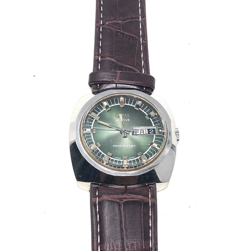 381 - Gents Geneve montego automatic wristwatch the watch is ticking