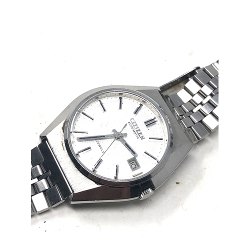 389 - Gents citizen automatic wristwatch the watch is ticking