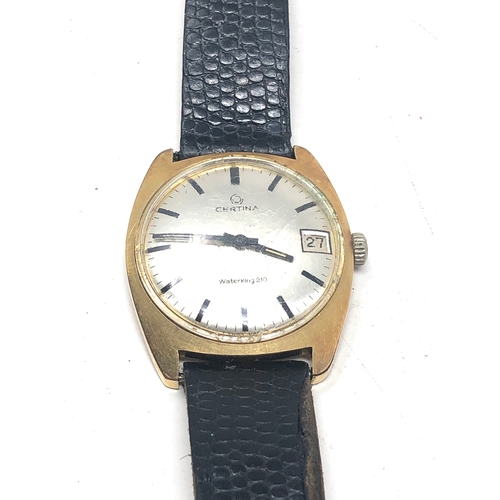 386 - Gents certina waterking 210 wristwatch the watch is ticking