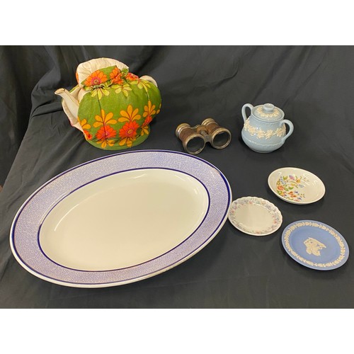 268 - Selection of miscellaneous includes Wedgewood meat plate, Sadler tea pot etc