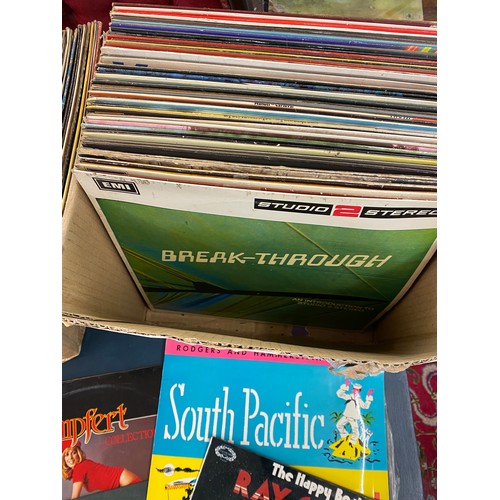 305 - Large selection of assorted records includes Hot hits, pop, rock etc
