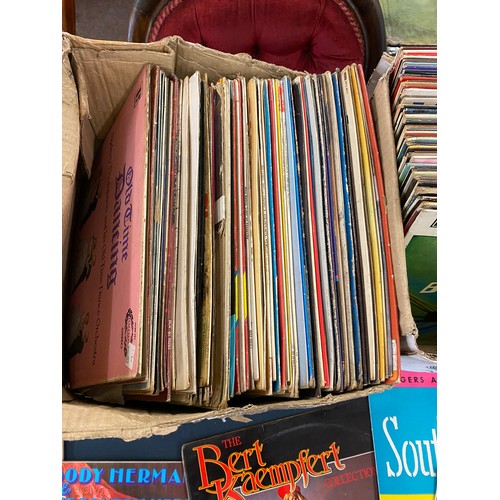 305 - Large selection of assorted records includes Hot hits, pop, rock etc