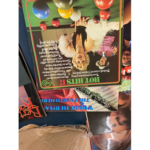 305 - Large selection of assorted records includes Hot hits, pop, rock etc