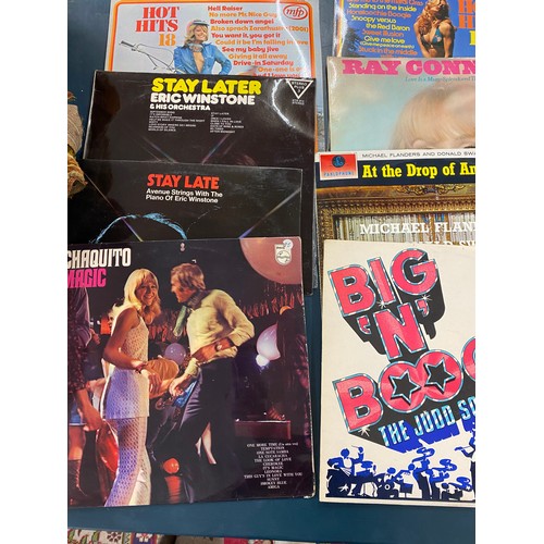 305 - Large selection of assorted records includes Hot hits, pop, rock etc