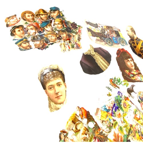 552 - Selection of edwardian decopage to includes King Edward VII, queen Allexandra etc