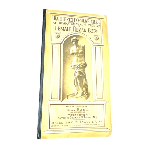 507 - Bailleres Popular Atlas of the Anatomy And Physiology of the female human body by Hubert E.J Biss