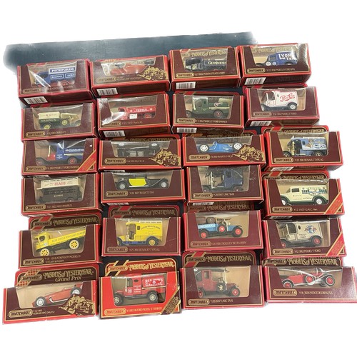 95 - Selection of Boxed Yester years matchbox card includes Pepsi cola, Royal game soup etc